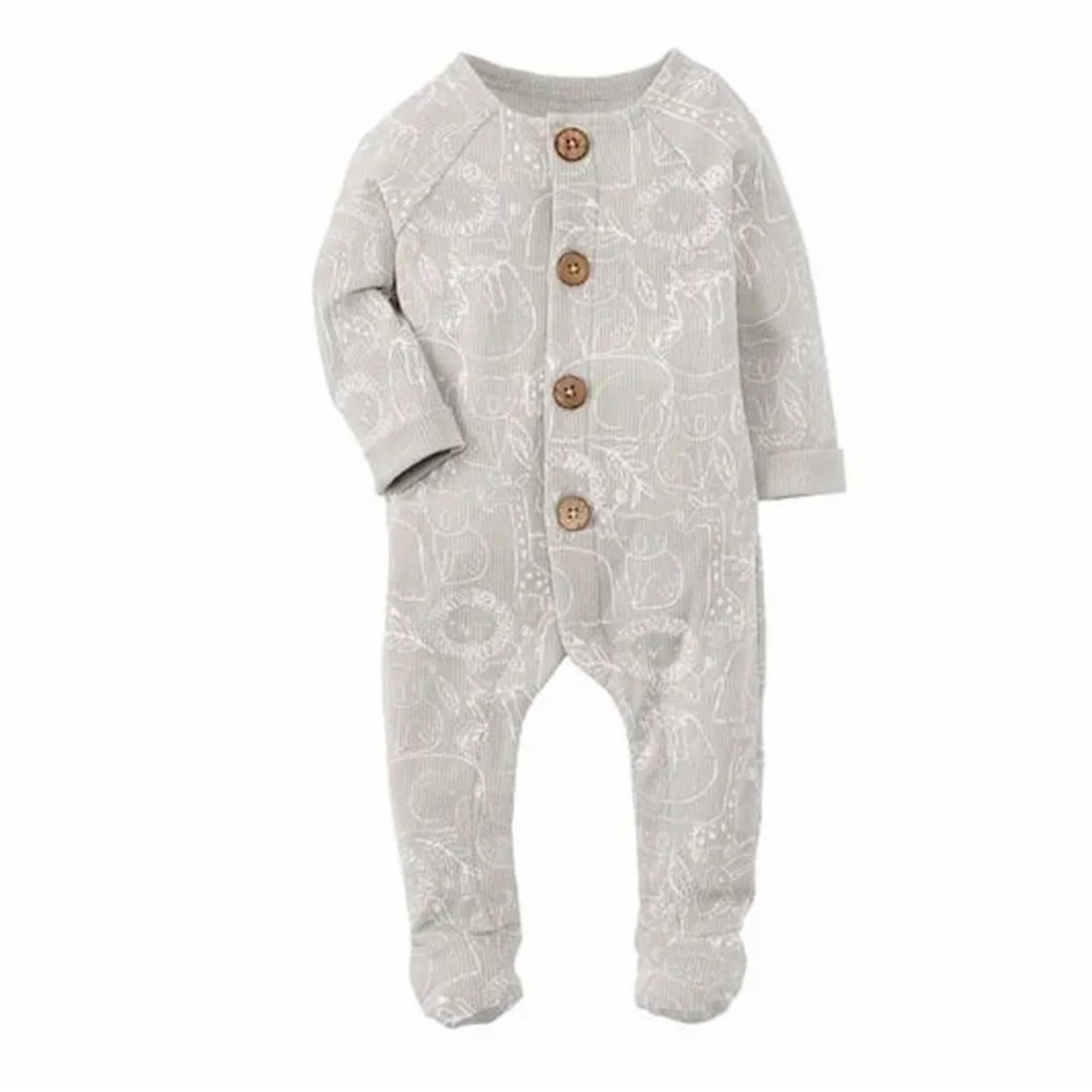 Mud Pie Safari Print Sleeper - 3-6 MOS - NWT
